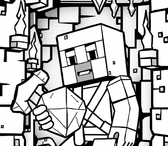 Fun and Free Minecraft Coloring Pages for Kids